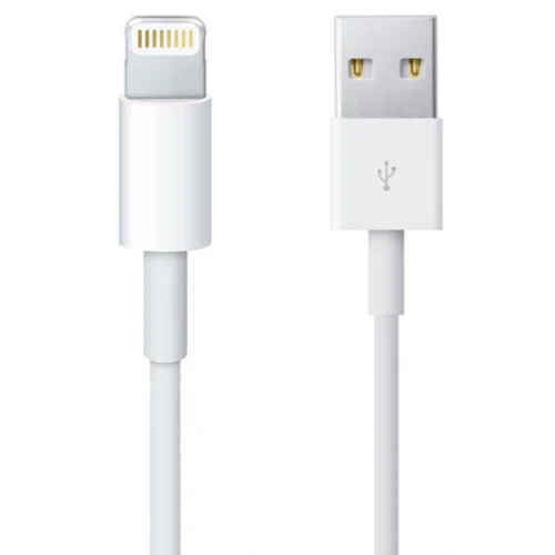 Cablu încărcare iPhone USB - lightning 1M Alb